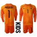 Cheap Netherlands Remko Pasveer #1 Goalkeeper Away Football Kit Children World Cup 2022 Long Sleeve (+ pants)